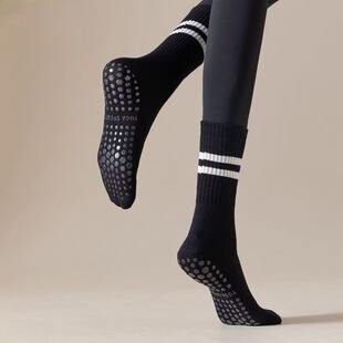 Yoga non-slip socks children dance trampoline pilates fitness tube socks indoor shock absorption sports yoga socks