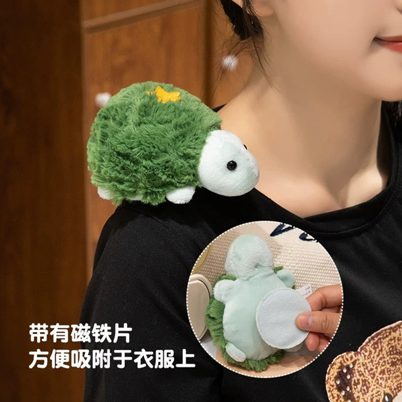 Muñeca de hombro de estación nueva transfronteriza, imán de hierro, panda, imán de refrigerador, juguete de peluche, decoración de animales, regalo al por mayor