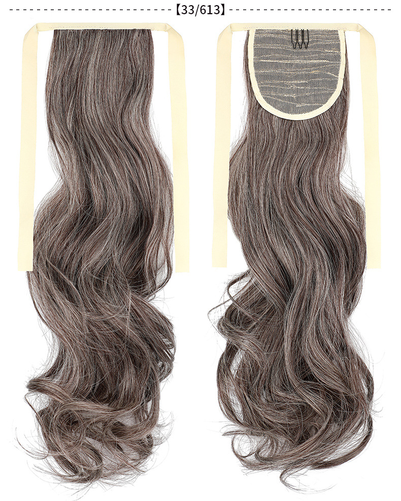 2024 Hot Selling Wig Women's Long Curly Hair Strap Style Wig Ponytail Seamless Extension Ponytail Braid_voghion.com