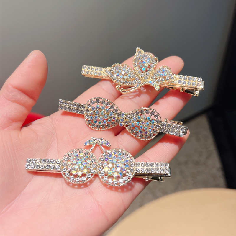 Women's Casual Sweet Flower Bow Knot Alloy Plating Hair Clip display picture 2