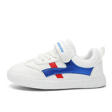 小白鞋童鞋男女春秋新款男童鞋子防滑皮面板鞋儿童子中大男孩学生