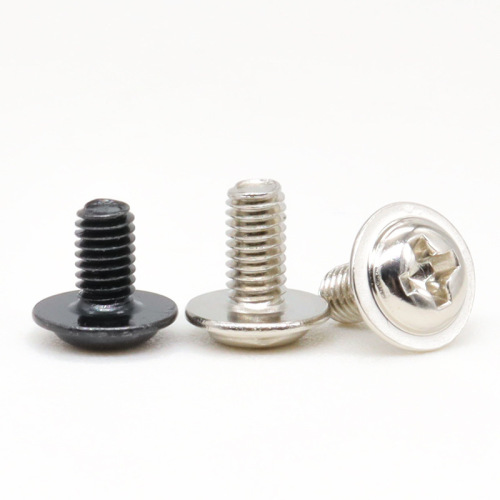 Desktop computer motherboard screw 2.5-inch hard drive screw PWM cross round head with washer pan head with medium thread