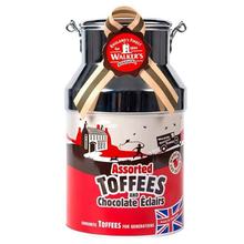 批发英国进口Walker's沃尔克斯什锦太妃糖礼罐装夹心糖果300g