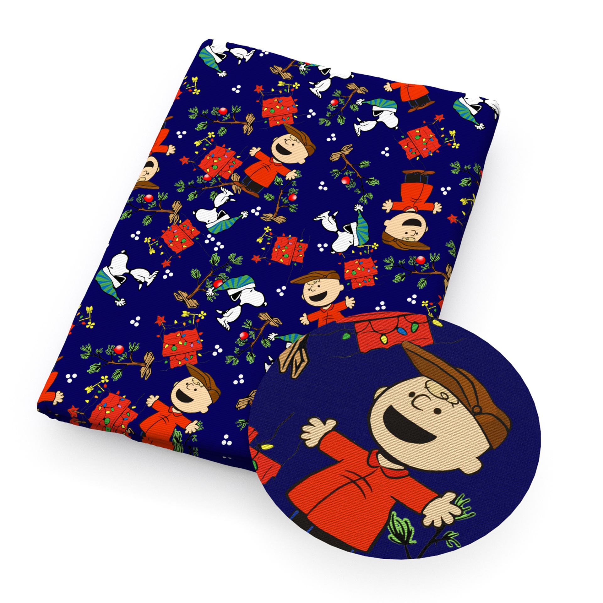 Perro Snoopy impresión de dibujos animados 100% tela de algodón DIY ropa hecha a mano bolsa, 1Yc55667