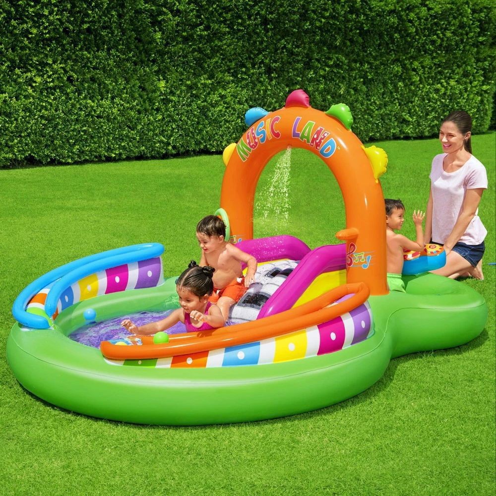Piscina Inflable de PVC para Bebés, Juguete Infantil de Verano, Divertida y Suave