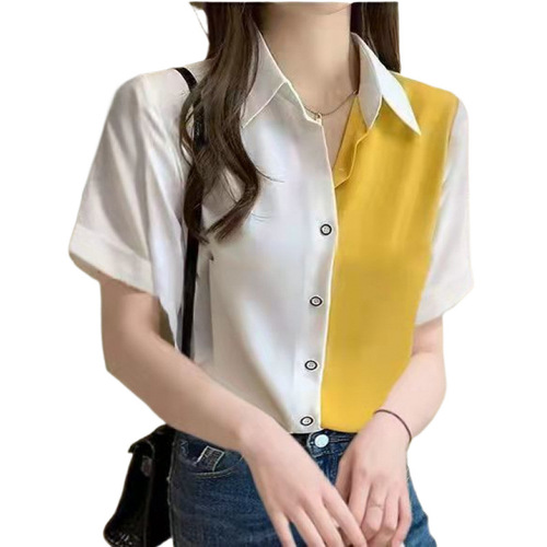 Women's Spring and Autumn New Korean Version Striped Long-Sleeve High-Quality Chiffon Shirt Blouse Women's Base Layer Loose Top Versatile Top