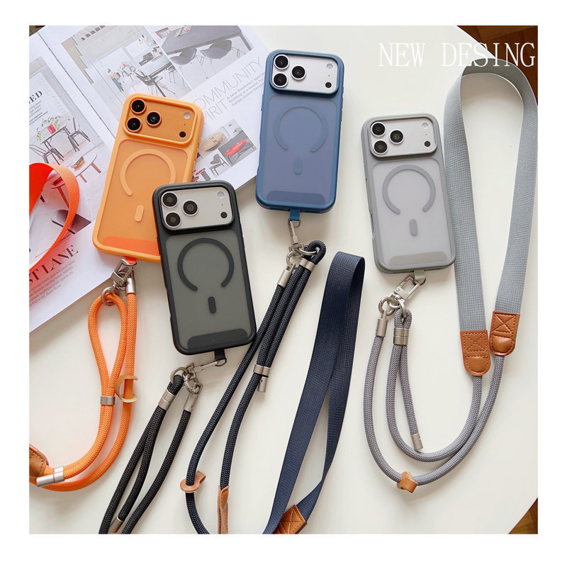 Suitable for iPhone 17 Pro Max, Skin-Friendly Wide Strap Phone Case with Extended Strap That Doesn'T Hurt the Shoulder Suitable for iPhone 17 Pro Max, Skin-Friendly Wide Strap Phone Case with Extended Strap That Doesn'T Hurt the Shoulder