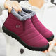 Cotton shoes winter new foreign trade couple snow boots fleece-lined thickened cotton boots polyurethane warm casual walking shoes