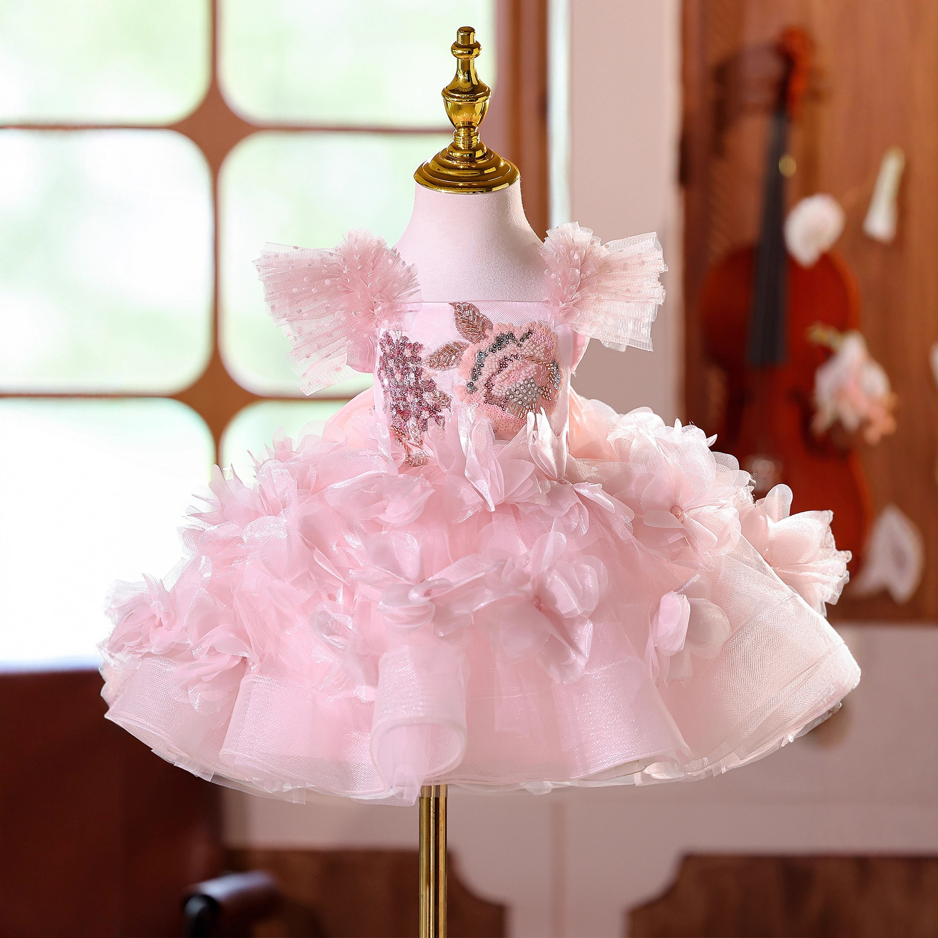 Girls' Dress Fashionable High-end Performance Costume