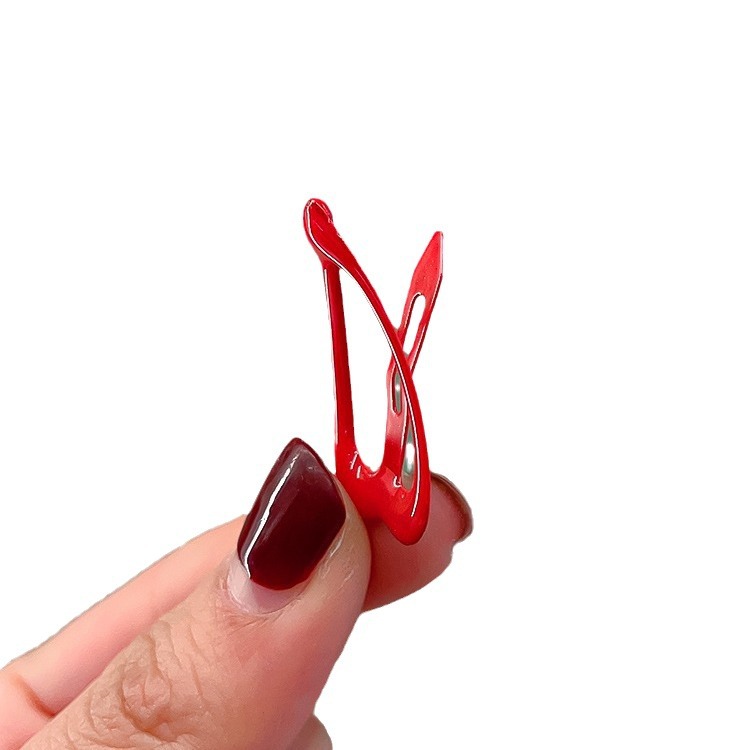 Estrella de la horquilla de los niños cabeza trasera pelo roto flequillo clip chica lado color pequeño tamaño horquilla estrella de cinco puntas lindo
