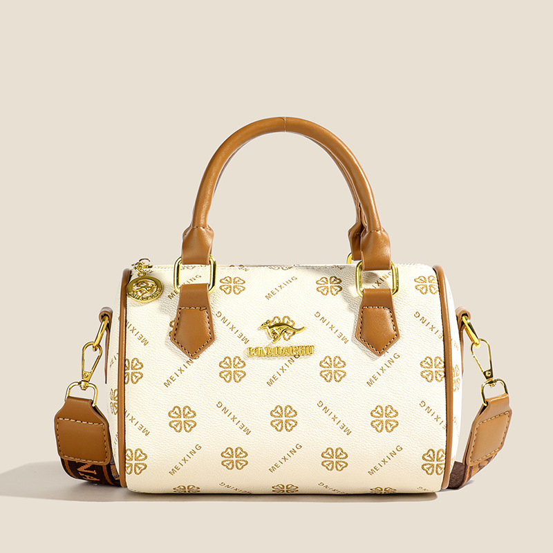 Bolso de mujer 2024 primavera moda bolso de Boston retro simple diario viaje mochila de hombro