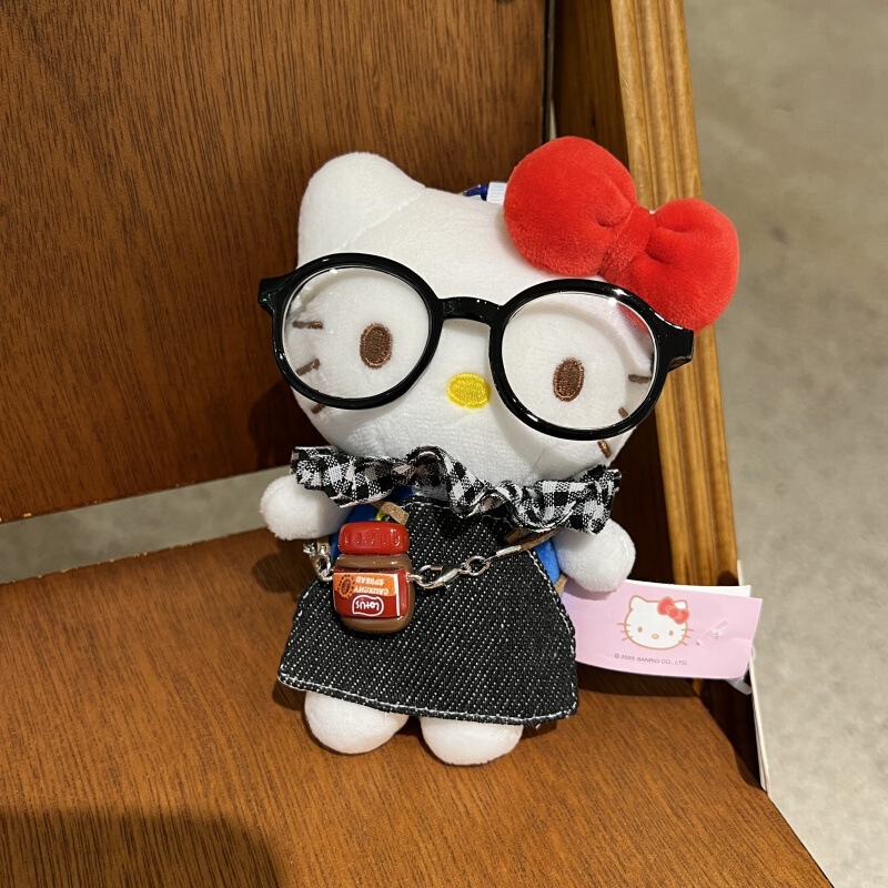 正版HelloKitty毛绒钥匙扣多姿多彩可爱百变穿搭猫猫玩偶包包挂件|undefined