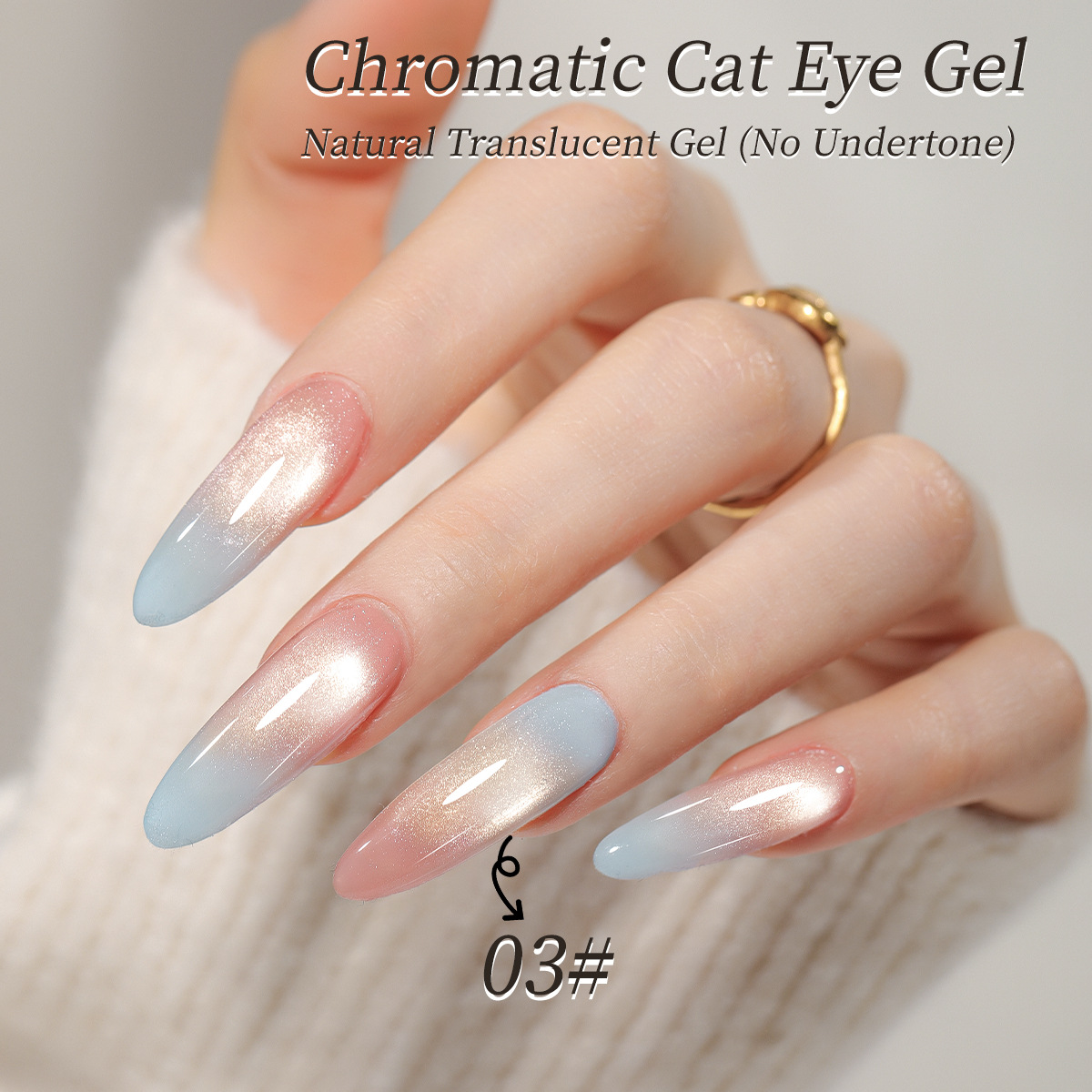 2025 nuevo estilo popular, color blanco, luz blanca, agua hervida, esmalte de uñas de ojo de gato, para tienda de uñas
