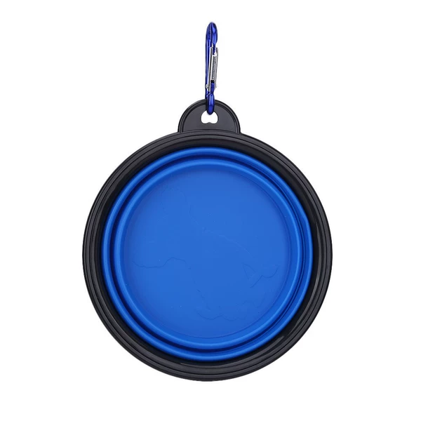 Folding bowl deep blue
