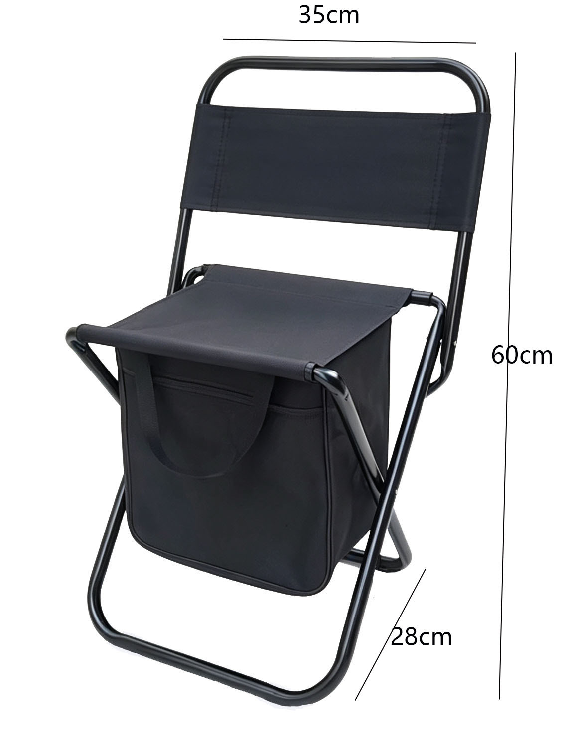 Acampamento multifuncional de pesca aislamiento de hielo bolsa de caballo taburete con respaldo portátil al aire libre silla de pesca plegable con logotipo