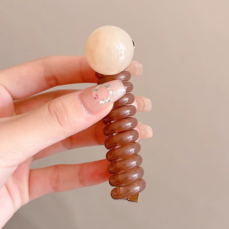 Línea telefónica con lazo, anillo para el cabello, tocado, nueva trenza de burbujas, cuerda para el cabello trenzada, alta elasticidad, sin dañar el cabello, cuerda para atar, banda de goma femenina