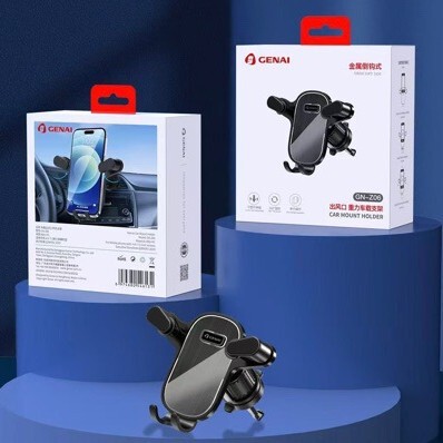 Gona Z06 High-Quality Car Phone Holder with Air Vent Mount, Freely Rotates Horizontally and Vertically, Gona Car Phone Holder Gona Z06 High-Quality Car Phone Holder with Air Vent Mount, Freely Rotates Horizontally and Vertically, Gona Car Phone Holder