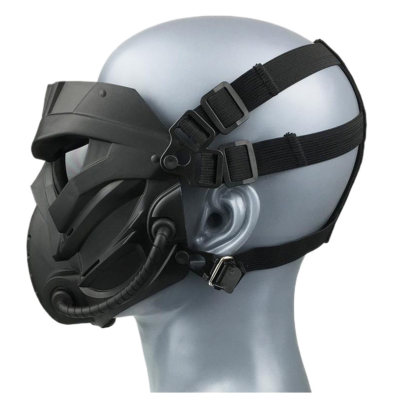 Máscara protectora de cara completa táctica transfronteriza Venta caliente real CS paintball máscara protectora de forma especial equipo de ventilador militar al por mayor