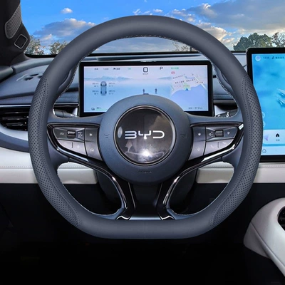 2025 Byd Seal 06Gt Steering Wheel Cover 24/25 06Dmi Special Interior Supplies Ultra-Thin Handle Cover (Steering wheel cover) - twilight-blue-set-type-ultra-thin-model-default