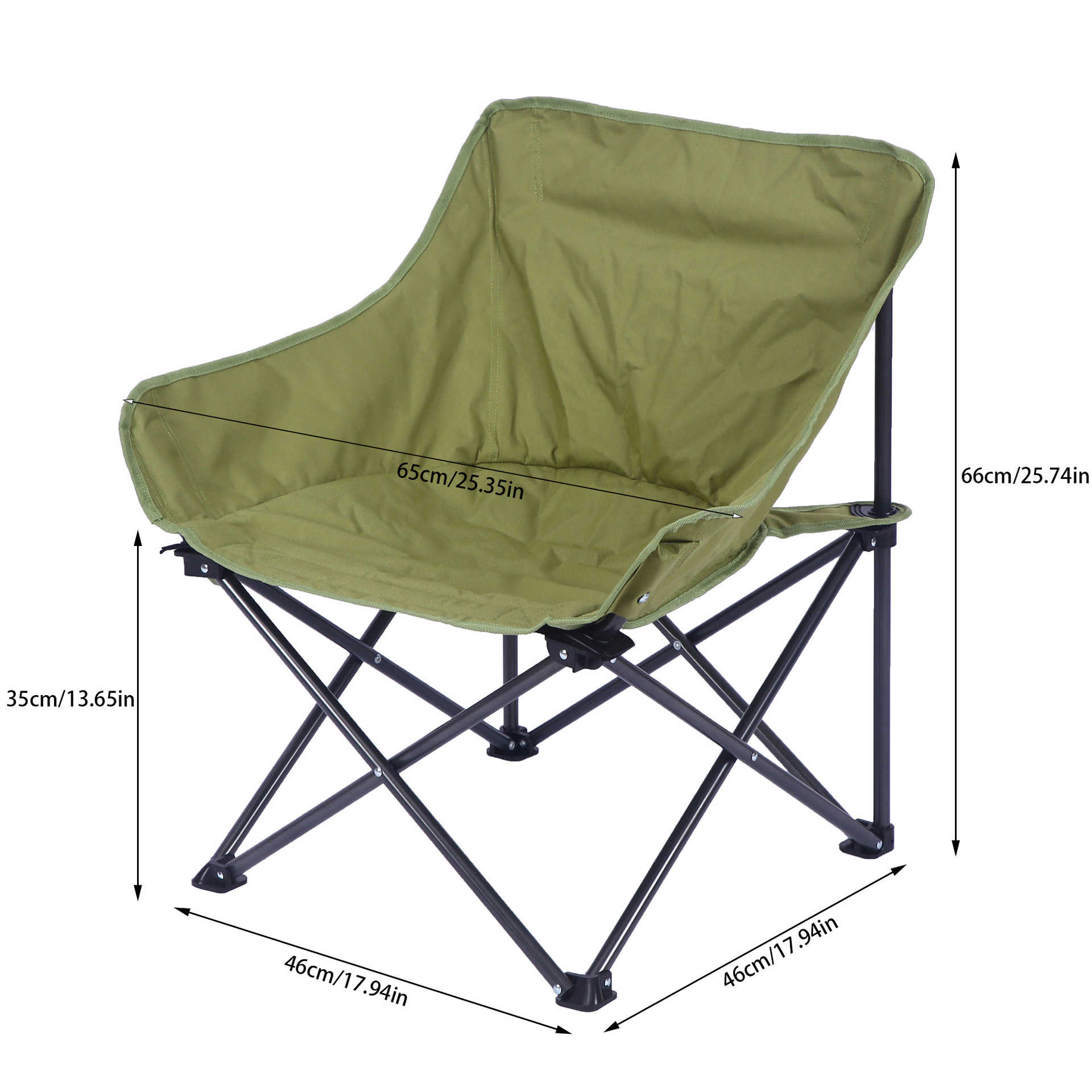 En stock portátil camping equipo picnic barbacoa taburete pesca plegable silla trasera plegable al aire libre silla luna
