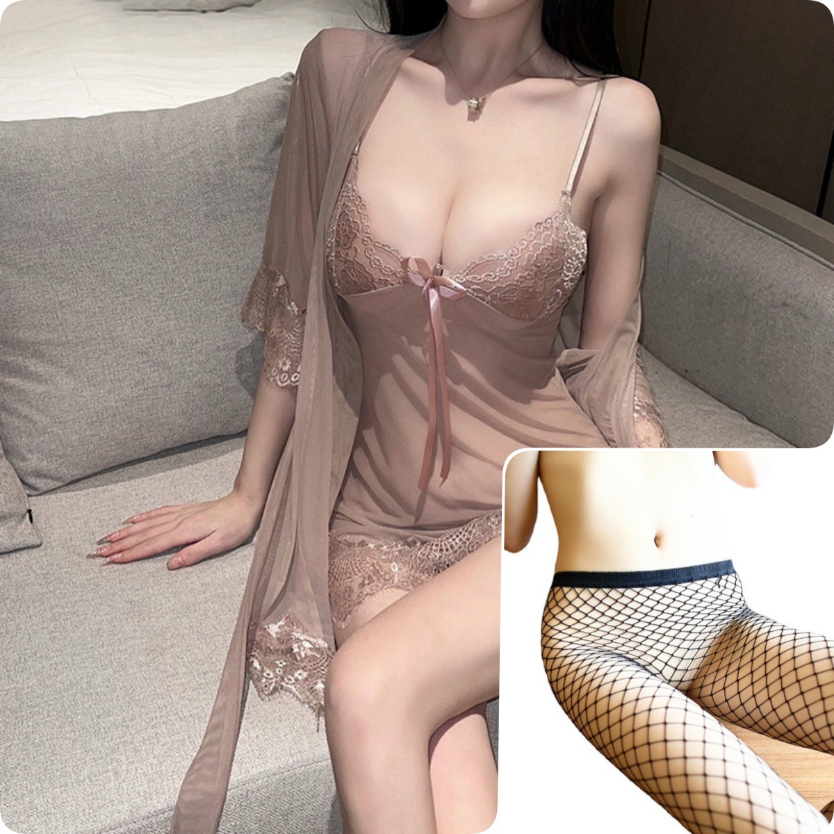 된장가루 + 오픈망사스타킹