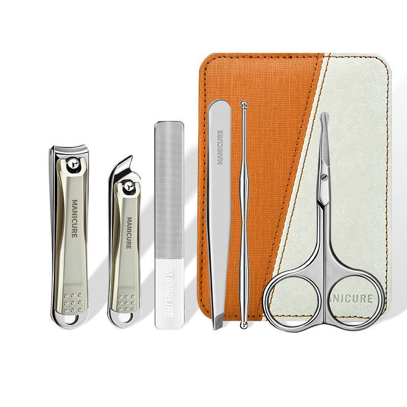 Kit de cortador de uñas doméstico portátil de corte de uñas, pinzas de corte de nariz y cabello, un solo paquete de cortador de uñas