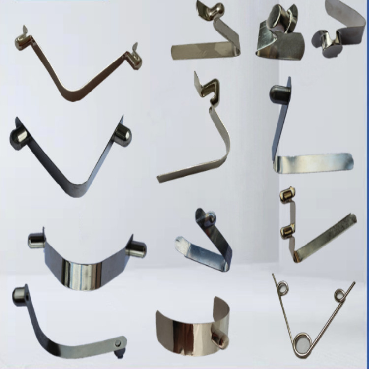 厂家定 制 V型片弹簧 弹簧片 不锈钢压片 U型V型弹片 夹子弹片