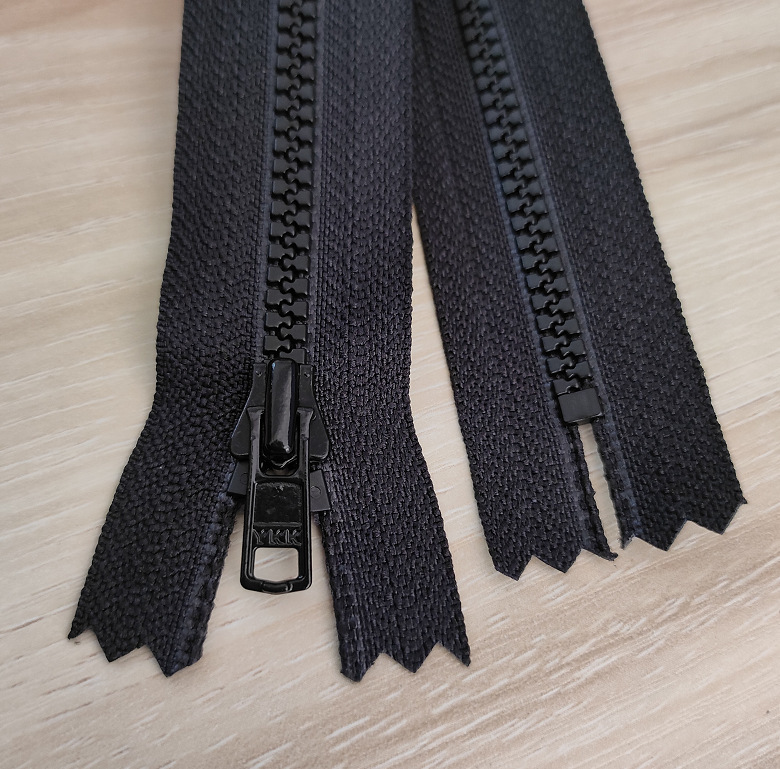 YKK genuine 3 resin DA black closed zipper pants pocket closed zipper