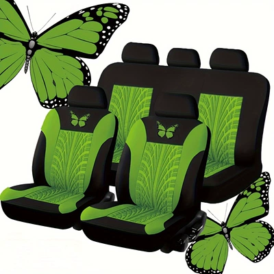 Cushion Covers – Universal seat cover - green-2-piece-set-front-single-seat