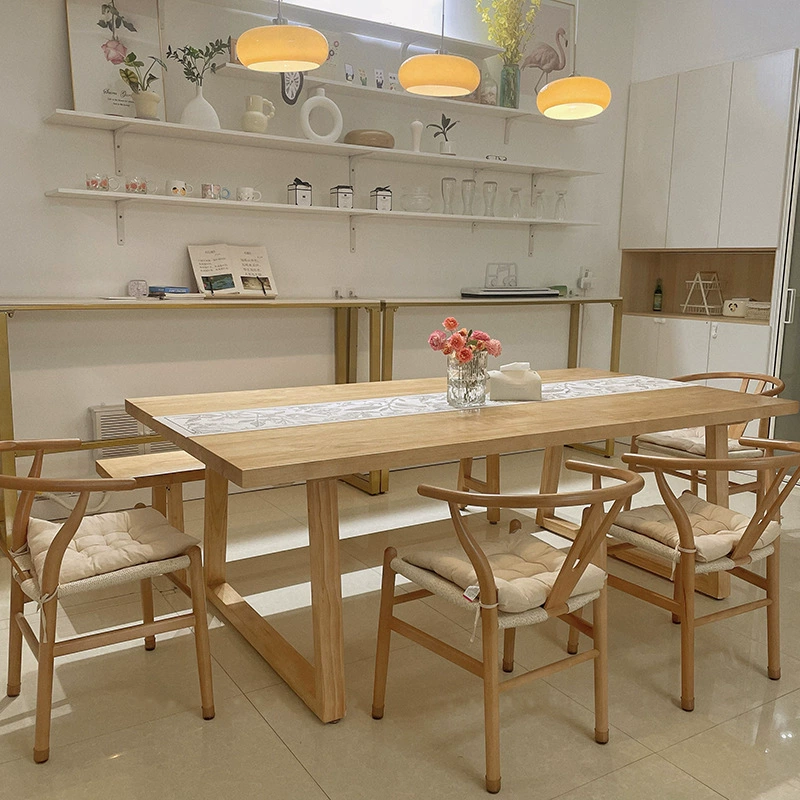 Новый китайский стиль цельного деревянного чайного стола и стула комбинированный офис приемная кунг-фу чайная столовая домашняя гостиная