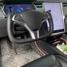 适用于Tesla特斯拉Model3/Y/S/X改装碳纤维Yoke方向盘