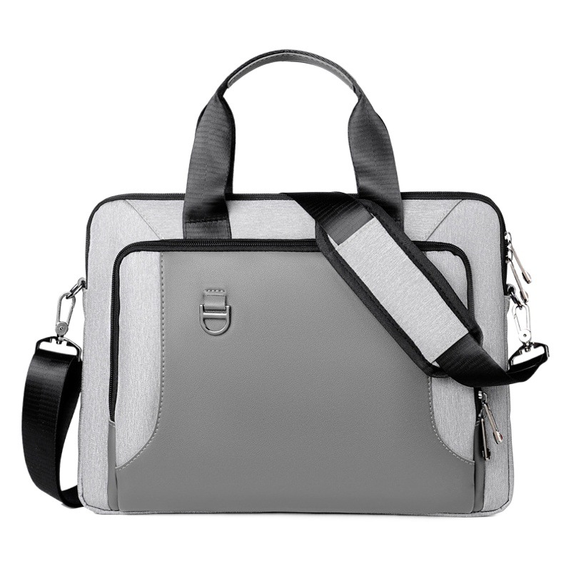 Cross-Border Business Computer Bag, Portable Men's Large-Capacity Shockproof Shoulder Bag for Laptop 16/ 18inch Large-Capacity Briefcase