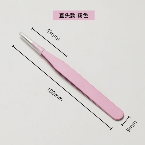Pink straight head