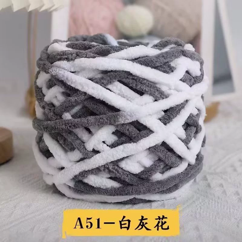 Шар пряжи шерстяной (ice yarn) — 15 м, толстая нитка, множество цветов для шарфов шапок тапочек