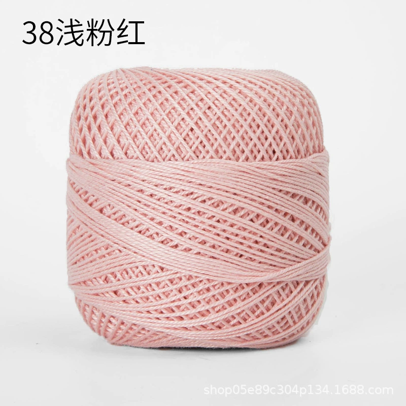 Шёлковая crochet нить шарики, 3 размера, разноцветная пряжа для вязания сумок и крючком