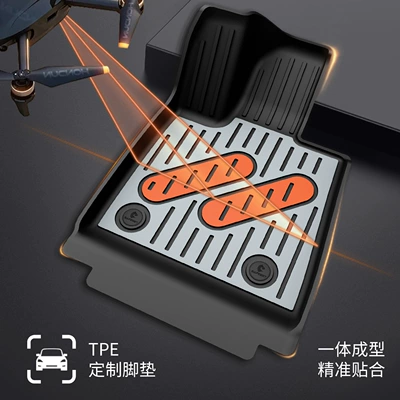 Colorful Tpe Car Floor Mats Modelə uyğun ayaqaltı