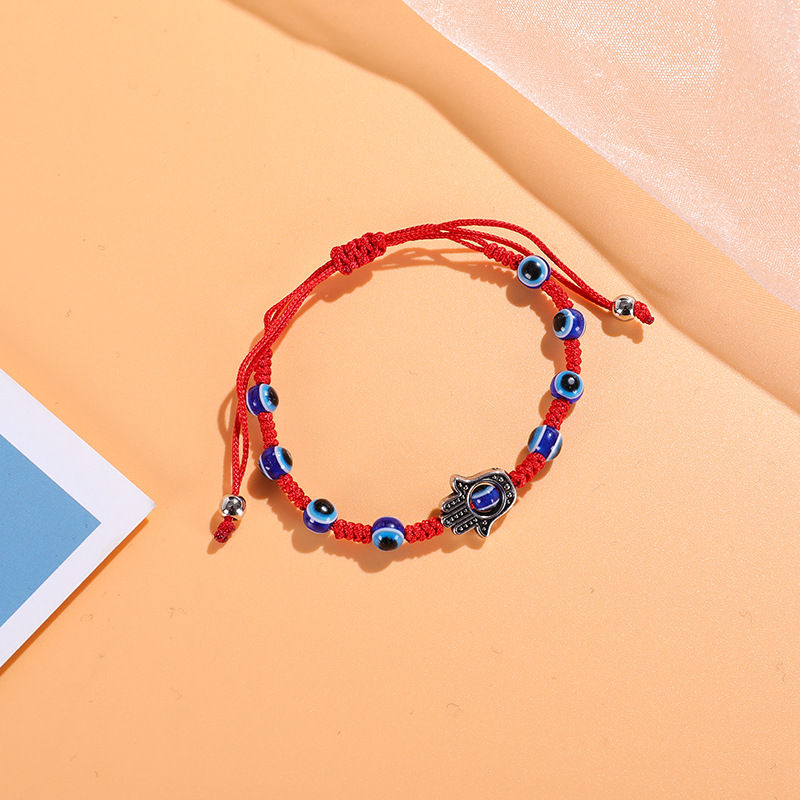 Alloy Material Devil'S Eye, Palm Pattern 1 Piece Fashion Devil's Eye Palm Alloy Plating Unisex Bracelets