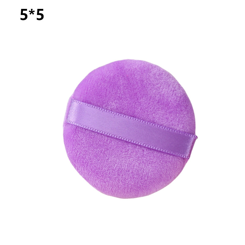 Crystal ultra suave redondo pequeño fabricante de polvo al por mayor polvo algodón maquillaje herramientas de maquillaje secas y húmedas polvo de doble uso