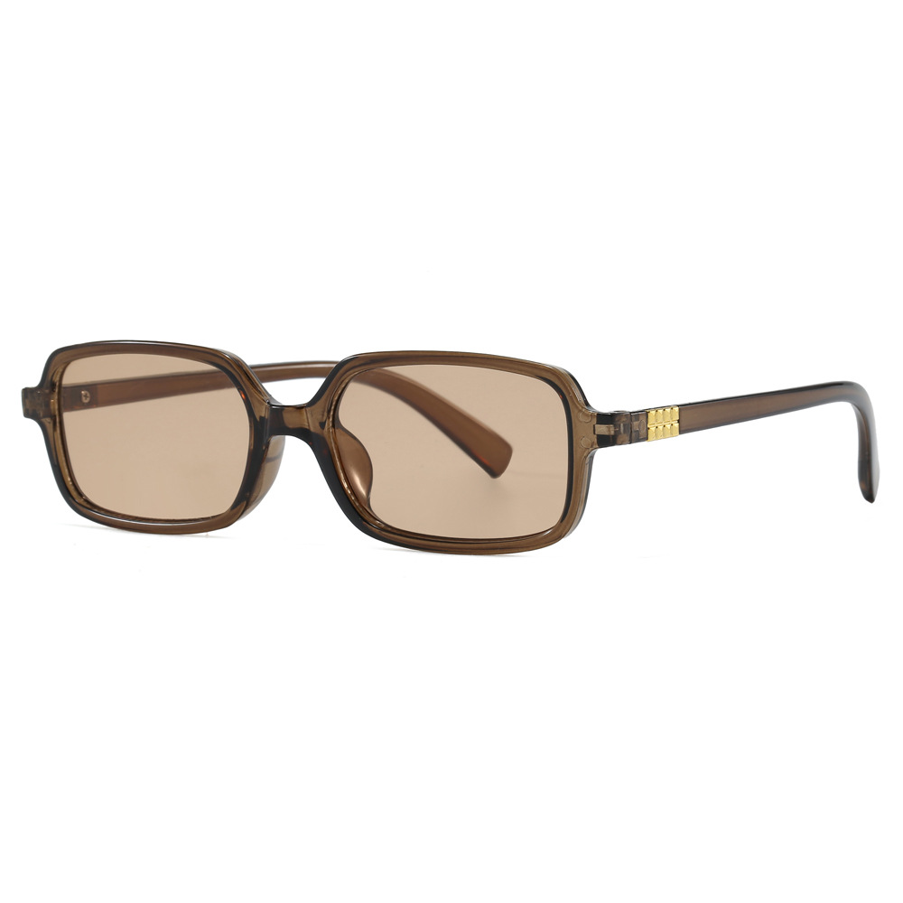 Gafas de sol cuadradas de montura pequeña, estilo retro y protección UV