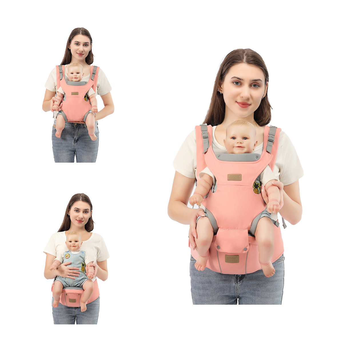 Baby carrier waist seat multi-functional breathable baby horizontal hug-style waist seat baby waist belt mother and baby supplies cross-border baby