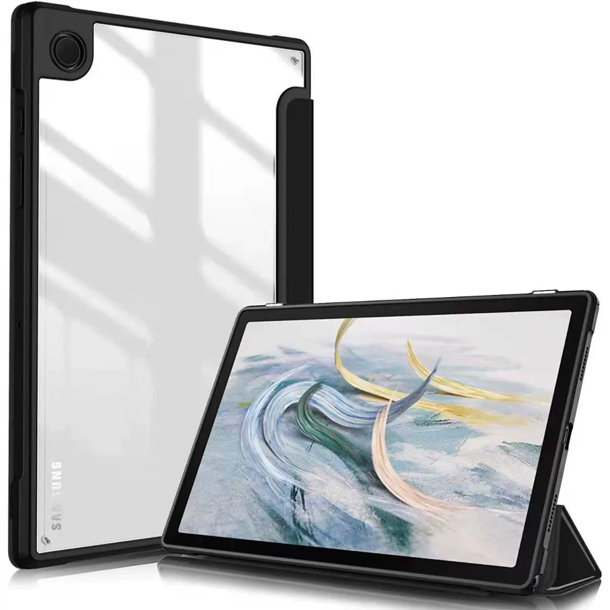 Совместимый планшет/ноутбук Samsung, прозрачный защитный чехол, x200