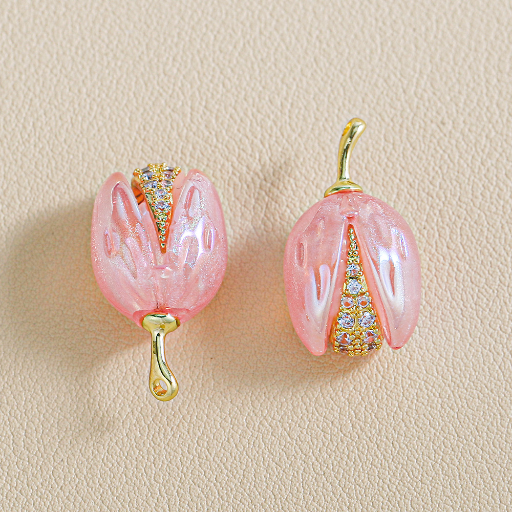 Heidi familia aleación de zircon pistacho colgante colgante perlas a granel llavero accesorios joyería