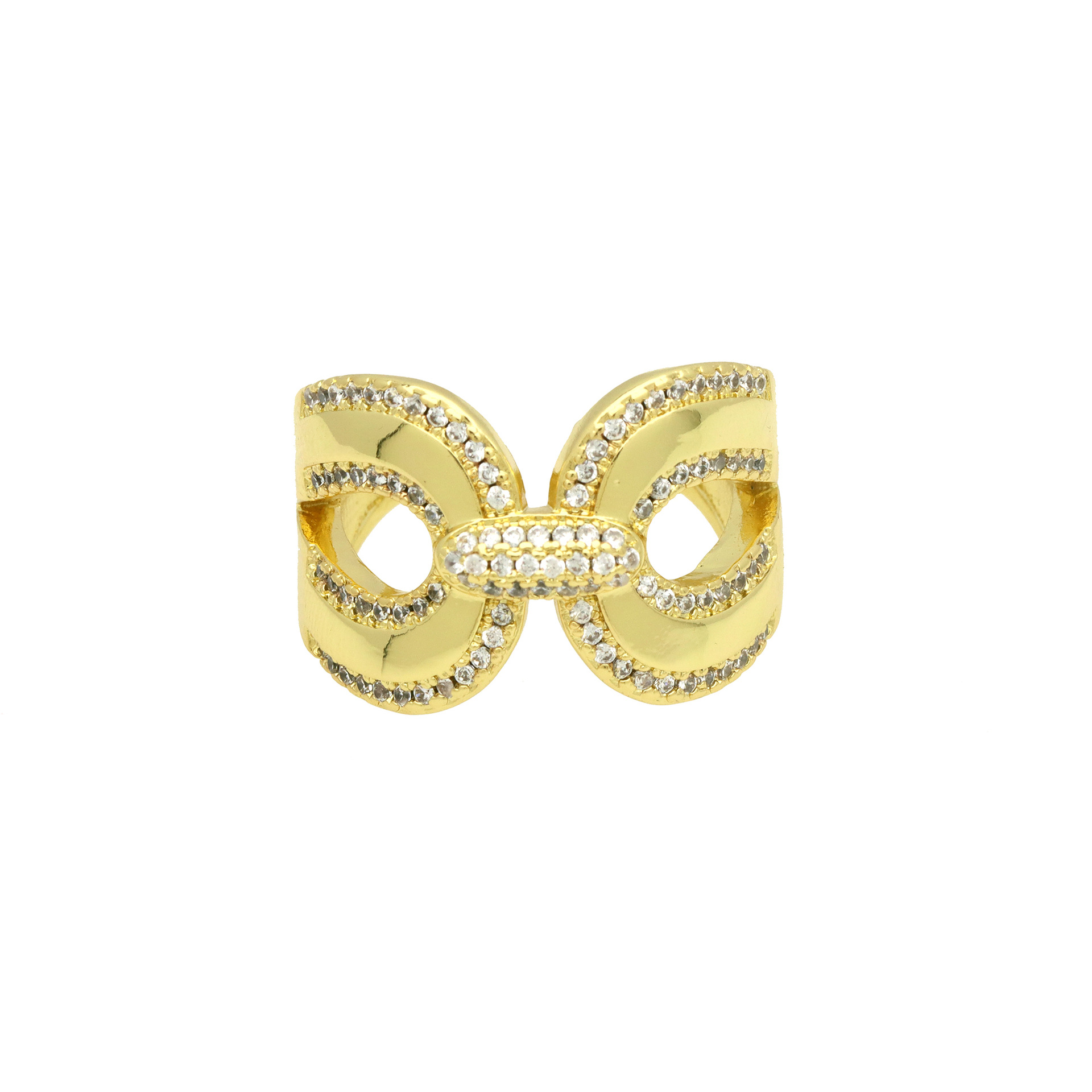 7g Weight 18K Gold Plated Plating Material Pearl, Zircon Inlay Material Open Rings Classification Adjustable Ring Size 1 Piece Quantity Holiday, Daily Occasion Copper Material Geometric, Dragonfly Pattern Women's Gender Inlay Design Simple Style, IG Style Style Copper 18K Gold Plated Inlay Geometric Dragonfly Pearl Zircon Open Rings 12