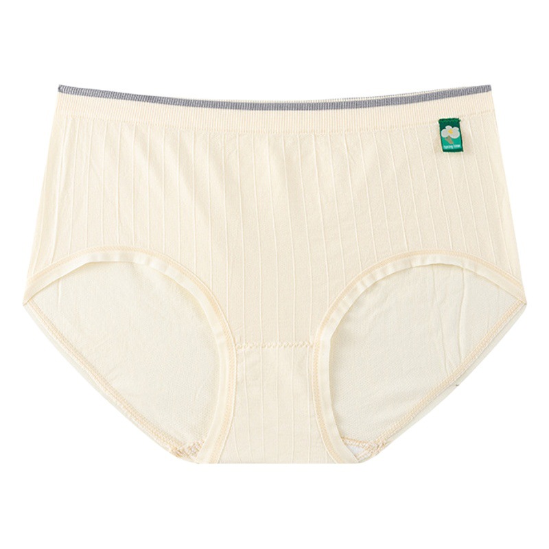 La dulce envoltura sedosa desnuda transpirable de la niña japonesa cómoda entrepierna antibacteriana de algodón puro amigable con la piel nuevos calzoncillos de cintura media