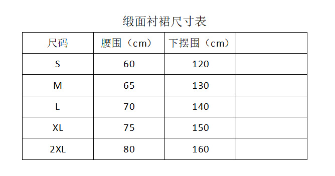 外贸夏季新款防透防走光打底裙花边半身裙女士缎面拼接蕾丝内衬裙详情1