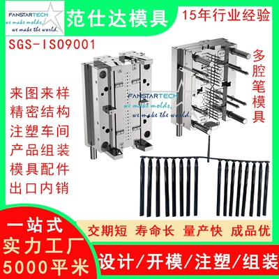 Multi-cavity Pen mold parts Avtomobil hissələri qəlibləri