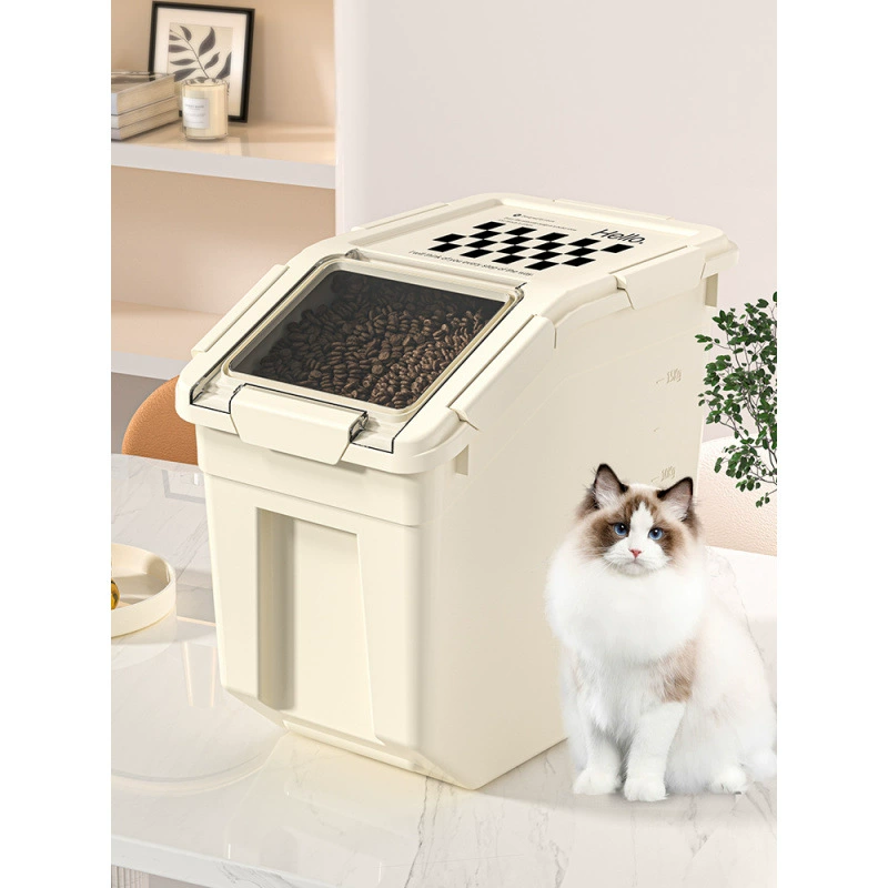 Нянь кошачий корм ведро 20 кг собачий корм герметичный ведро влагонепроницаемый ведро корм для домашних животных кошачий рисовые бочки