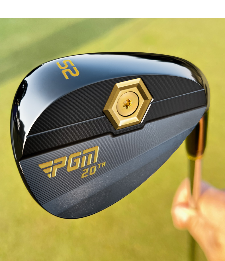 Bộ gậy sắt golf PGM 20TH 7 gậy (số 7, sand wedge, pitching wedge) trục carbon/thép mạ vàng đen — Bộ gậy sắt mạ vàng đen trục carbon cấp R (kèm bao đầu gậy) MTG088, Bộ gậy sắt mạ vàng đen trục carbon cấp SR (kèm bao đầu gậy) MTG088, Bộ gậy sắt mạ vàng đen trục carbon cấp S (kèm bao đầu gậy) MTG088, Bộ gậy sắt mạ vàng đen trục thép cấp R (kèm bao đầu gậy) MTG088 chi tiết 5