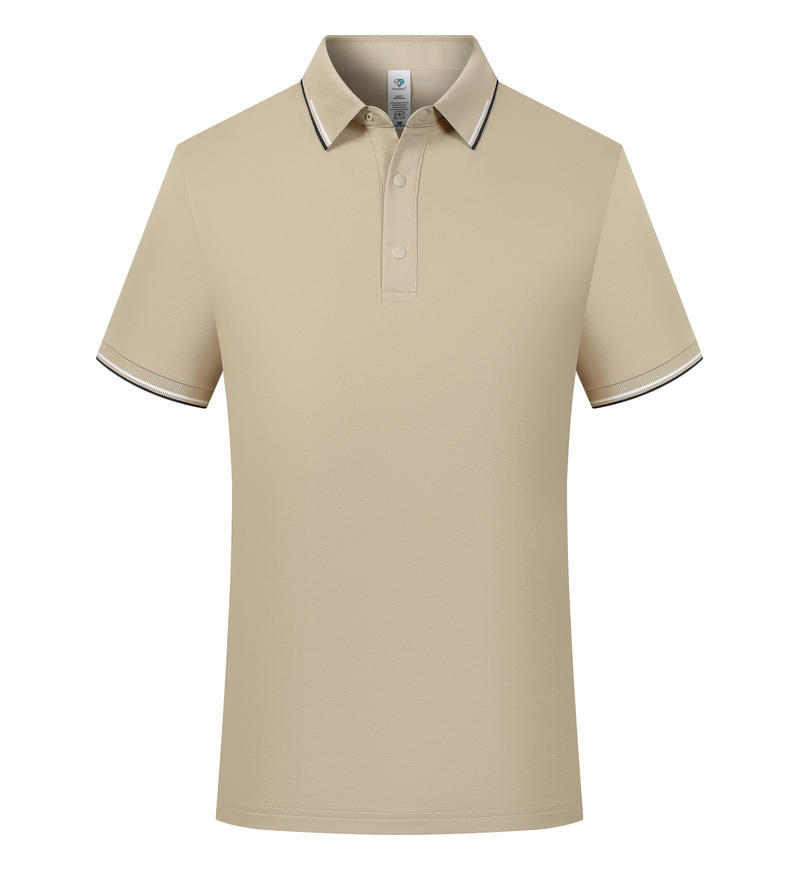 Camiseta polo personalizada de tamaño transfronterizo camiseta de trabajo camiseta cultural bordada logotipo revestido vestido de trabajo de manga corta personalizado