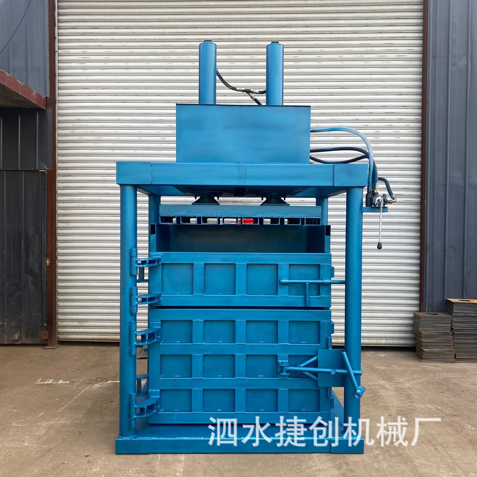 服装压缩捆扎机双缸定制款棉被羽绒服打包机纺织品液压打包机